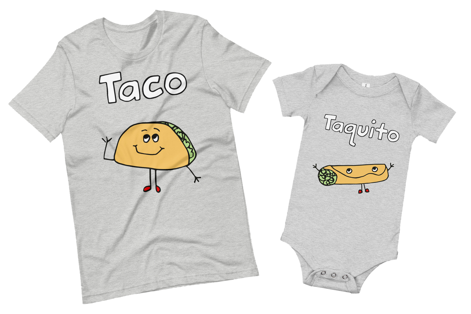 taco and taquito shirt