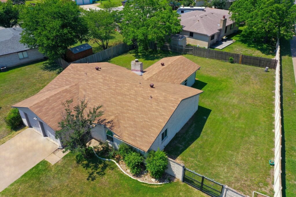 round rock home drone photo